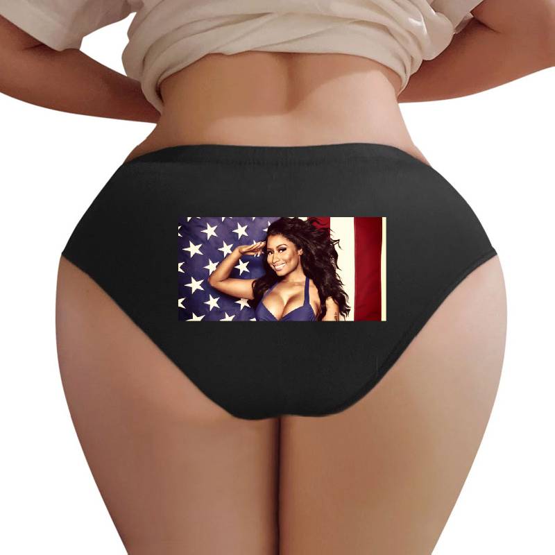 Nicki Manaj American Flag	 Premium Flat Bill Snapback Caps