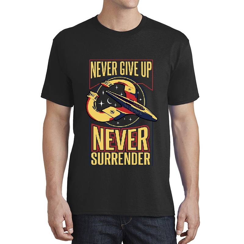 NSEA Protector Never Give Up Never Surrender v2 Premium Flat Bill Snapback Caps