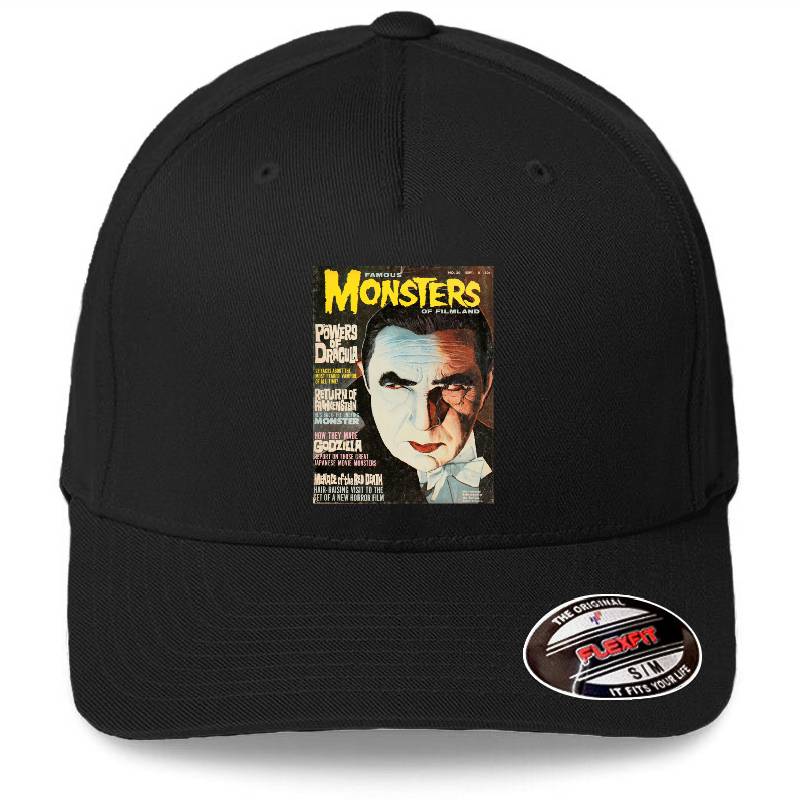 Famous Monsters Of Filmland Premium Flat Bill Snapback Caps