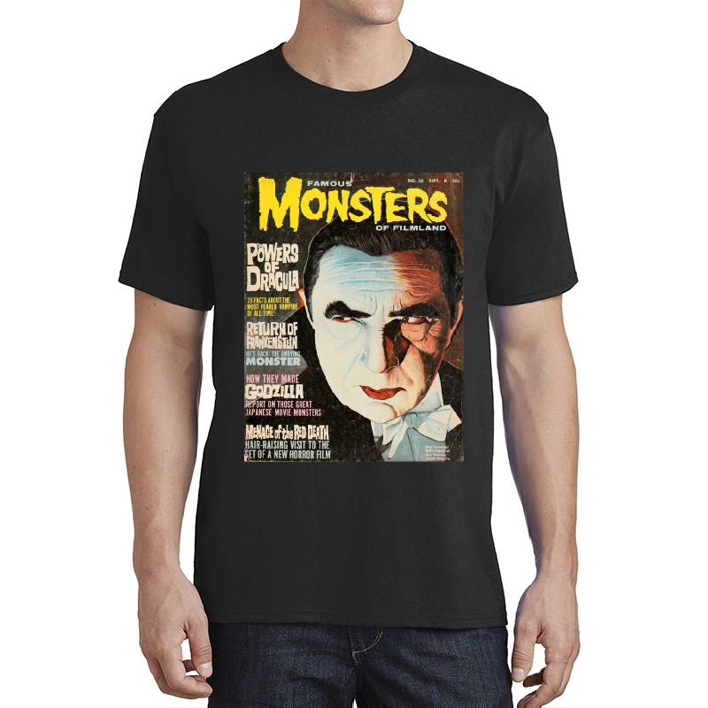 Famous Monsters Of Filmland Premium Flat Bill Snapback Caps