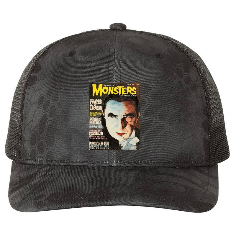 Famous Monsters Of Filmland Premium Flat Bill Snapback Caps