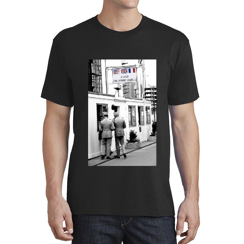 Cold War Berlin, Checkpoint Charlie Unisex Polo Jersey Sport Shirts