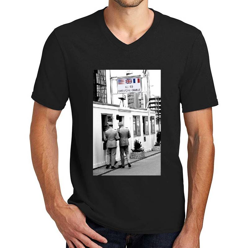 Cold War Berlin, Checkpoint Charlie Unisex Polo Jersey Sport Shirts