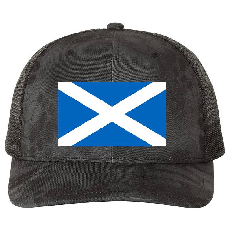 Scotland Flag Premium Flat Bill Snapback Caps