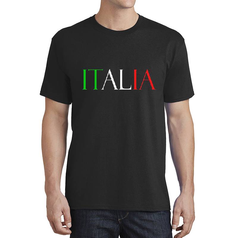 Italia - Italy Flag Colors Unisex V-Neck T-Shirts