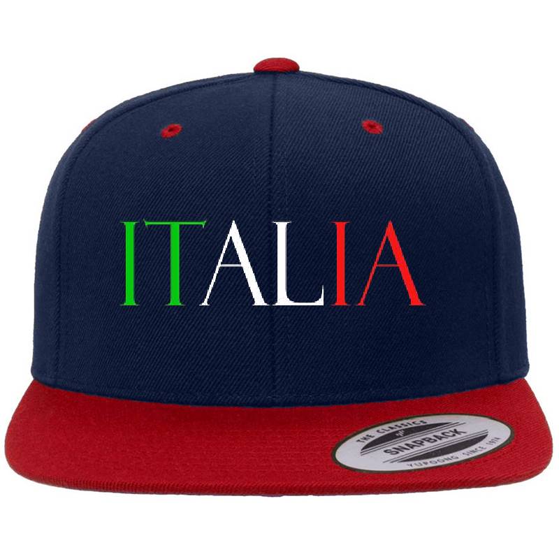 Italia - Italy Flag Colors Unisex V-Neck T-Shirts
