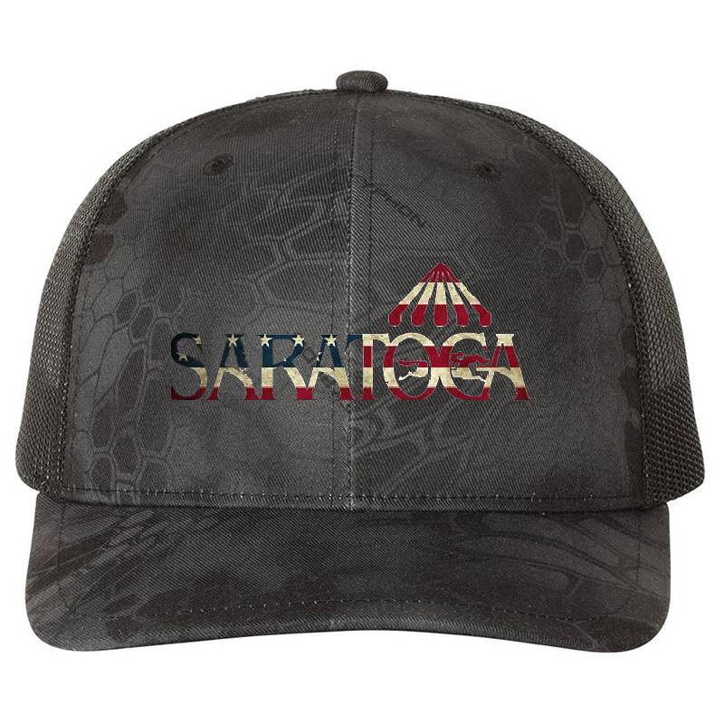 Saratoga Springs Race Track American Flag Women Underwear Panties