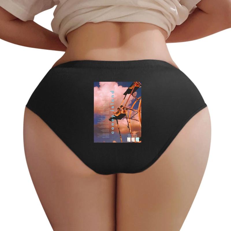 Album Coney Island Taylor Swift Women Underwear Panties Women Black