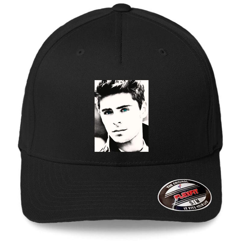 Zac Efron Flexfit Baseball Cap  Black