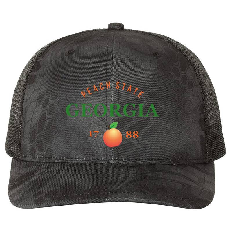 Georgia Pride Flag Native Home Peaches Peach State  Unisex T-shirts