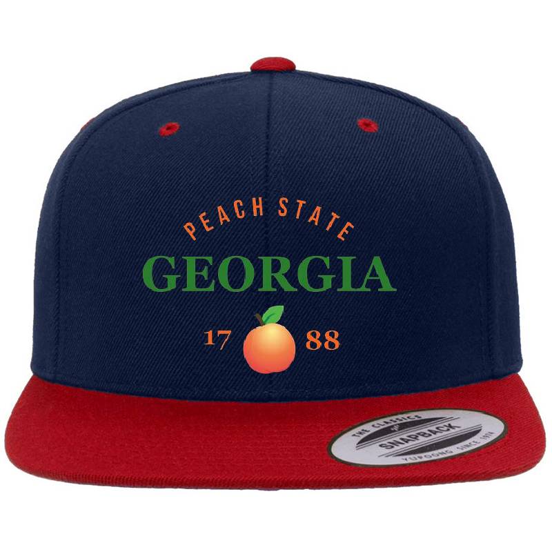 Georgia Pride Flag Native Home Peaches Peach State  Unisex T-shirts