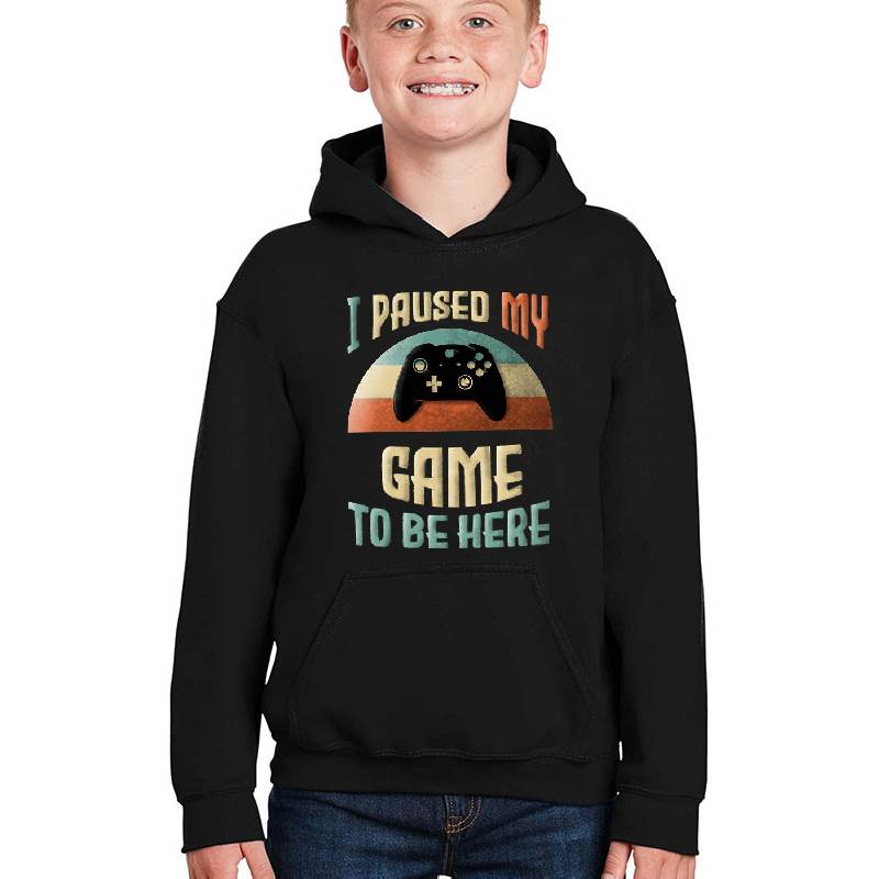 I Paused My Game To Be Here Vintage Gamer Premium Flat Bill Snapback Caps