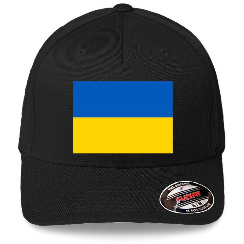 Flag of Ukraine Premium Flat Bill Snapback Caps