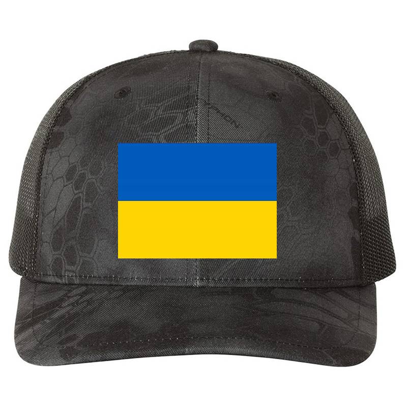 Flag of Ukraine Premium Flat Bill Snapback Caps