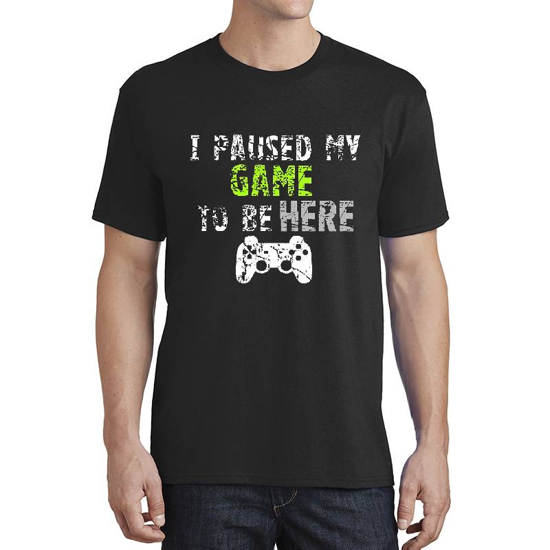 I Paused My Game To Be Here  Unisex Polo Jersey Sport Shirts