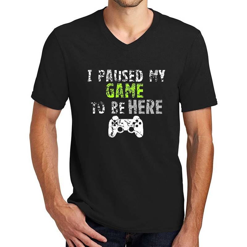 I Paused My Game To Be Here  Unisex Polo Jersey Sport Shirts