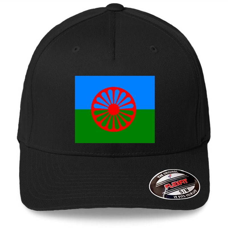Romani flag Richardson Premium Trucker Snapback Caps