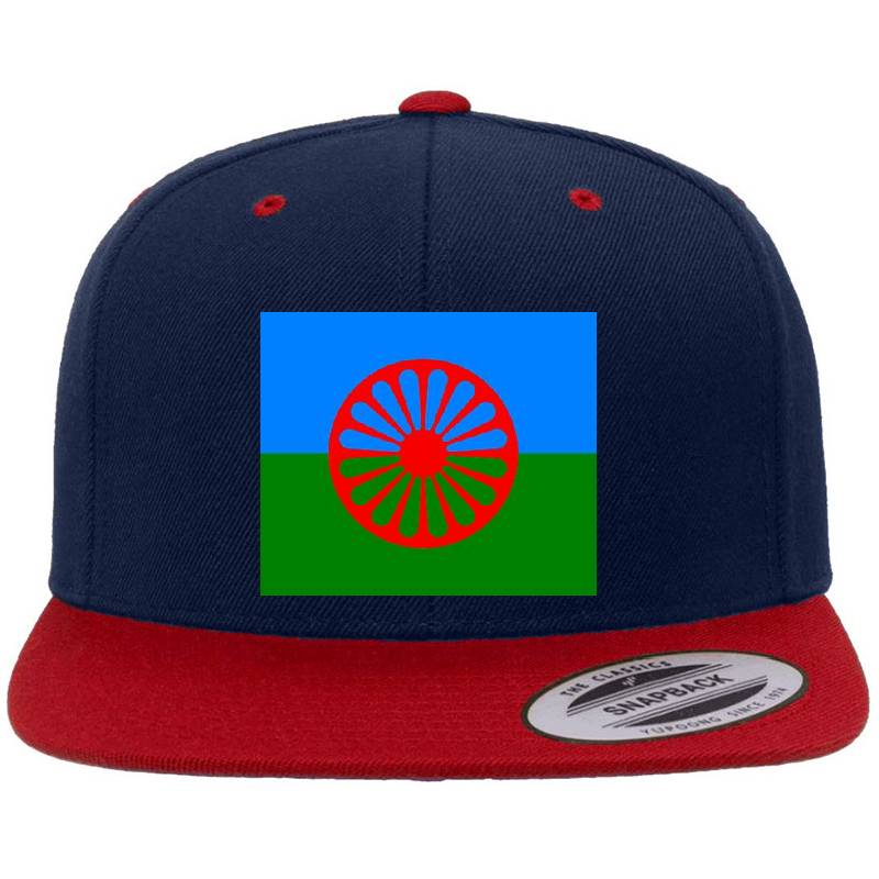 Romani flag Richardson Premium Trucker Snapback Caps