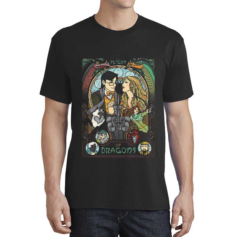Flight of Dragons Unisex Polo Jersey Sport Shirts