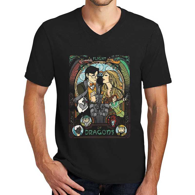 Flight of Dragons Unisex Polo Jersey Sport Shirts