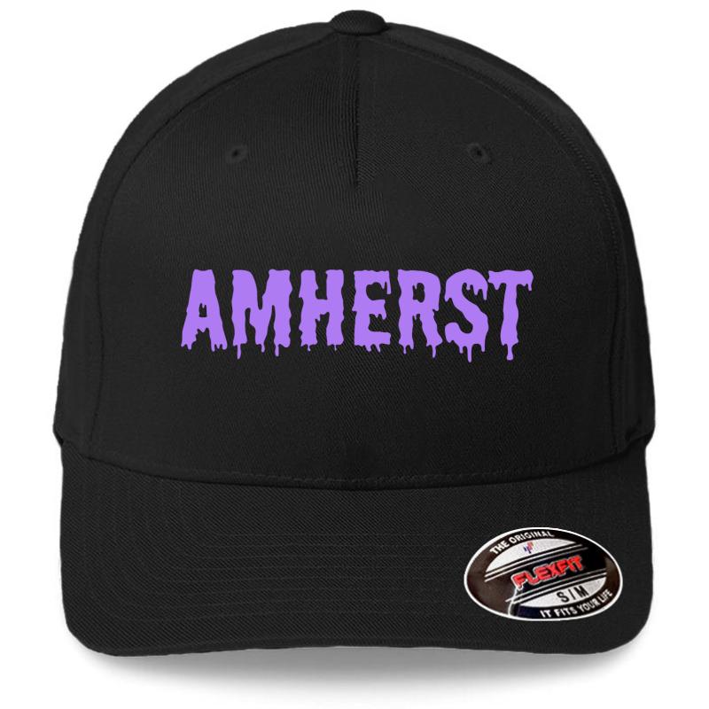 Amherst College Flexfit Baseball Cap  Black