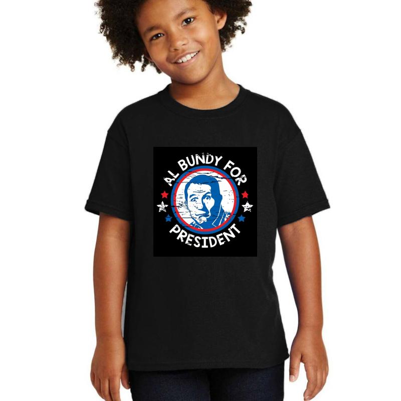 Al Bundy Youth T-Shirt Boy Black