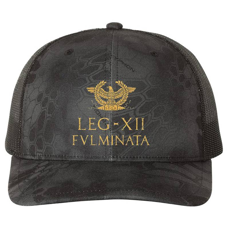 Legio XII Fulminata Roman Legion Premium Flat Bill Snapback Caps