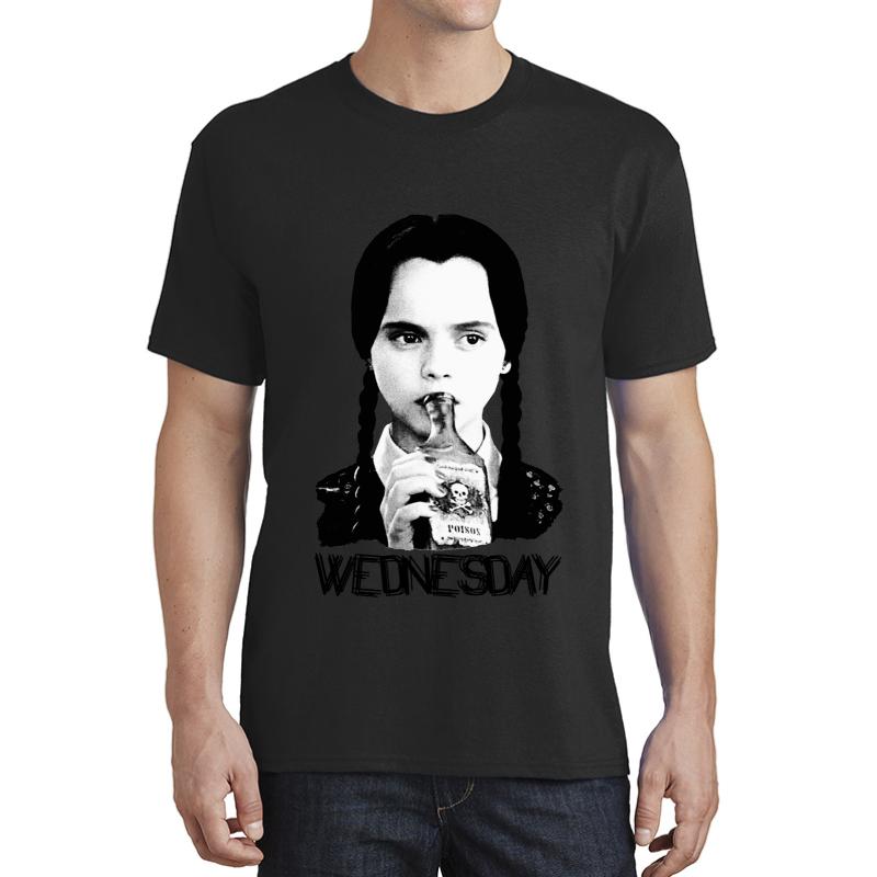 Wednesday Addams The Addams Family Unisex T-Shirt Men Black