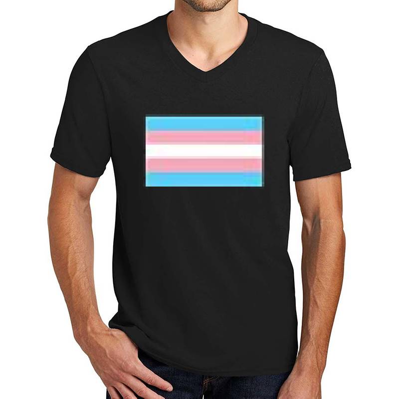 Subtle Trans Pride Flag Unisex Polo Jersey Sport Shirts