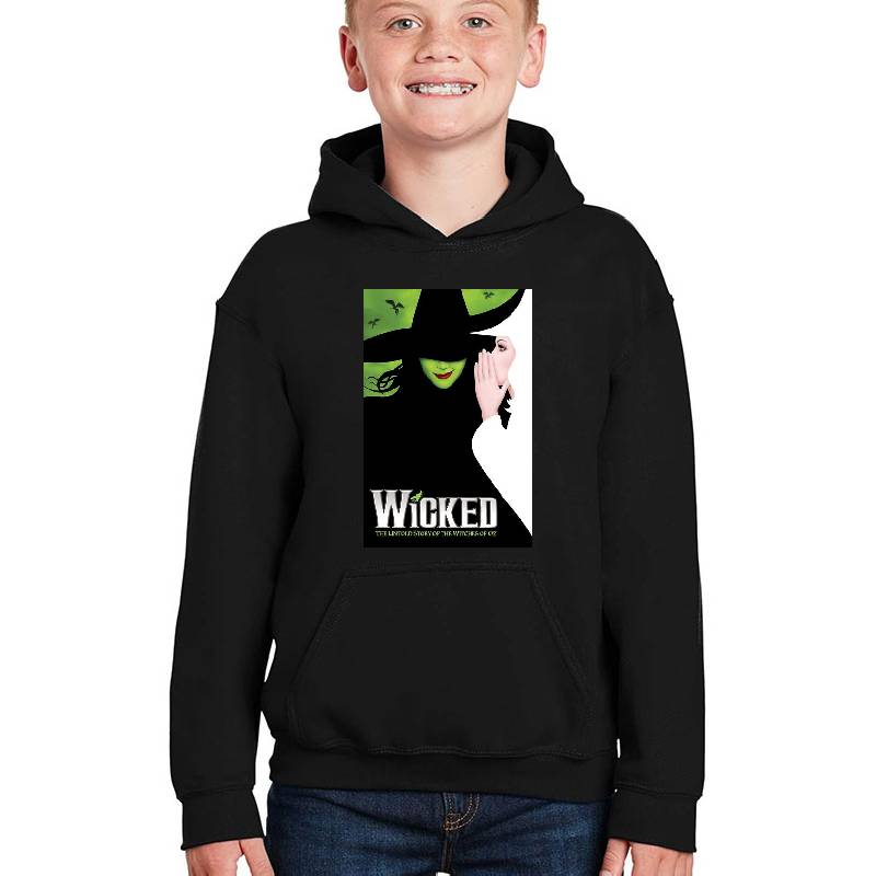 Black And White Witch Poster Youth T-Shirts
