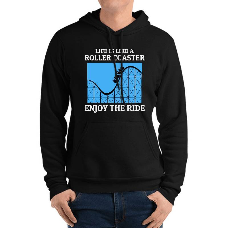 Roller Coaster Amusement Park Funny Saying Unisex Polo Jersey Sport Shirts