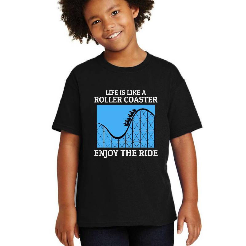 Roller Coaster Amusement Park Funny Saying Unisex Polo Jersey Sport Shirts