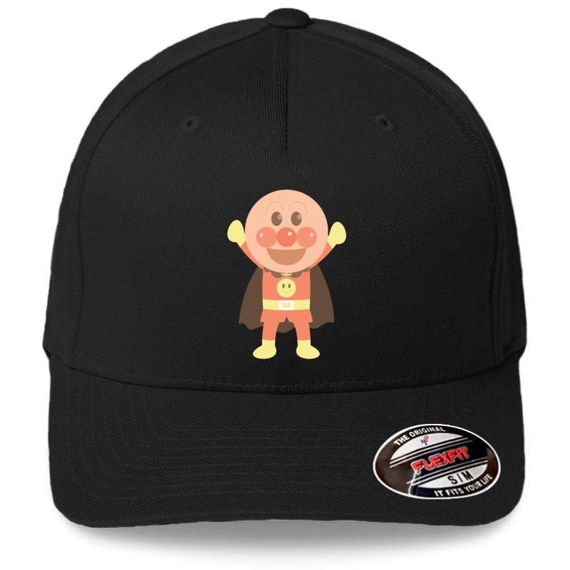 Anpanman Flexfit Baseball Cap  Black