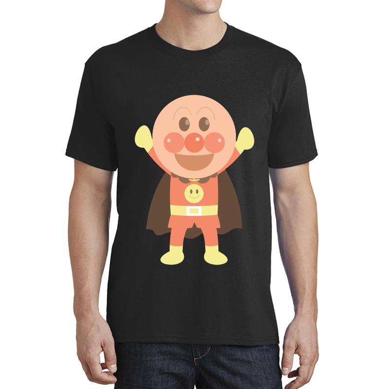 Anpanman Unisex T-Shirt Men Black