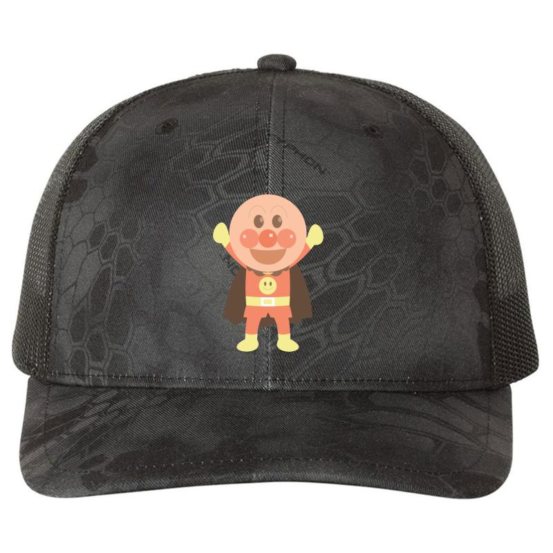 Anpanman Richardson Premium Trucker Snapback Cap  Kryptek Typhon Black