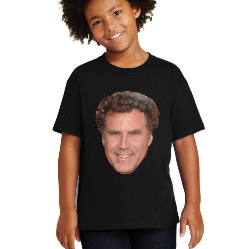 Will Ferrell Youth T-Shirt Boy Black