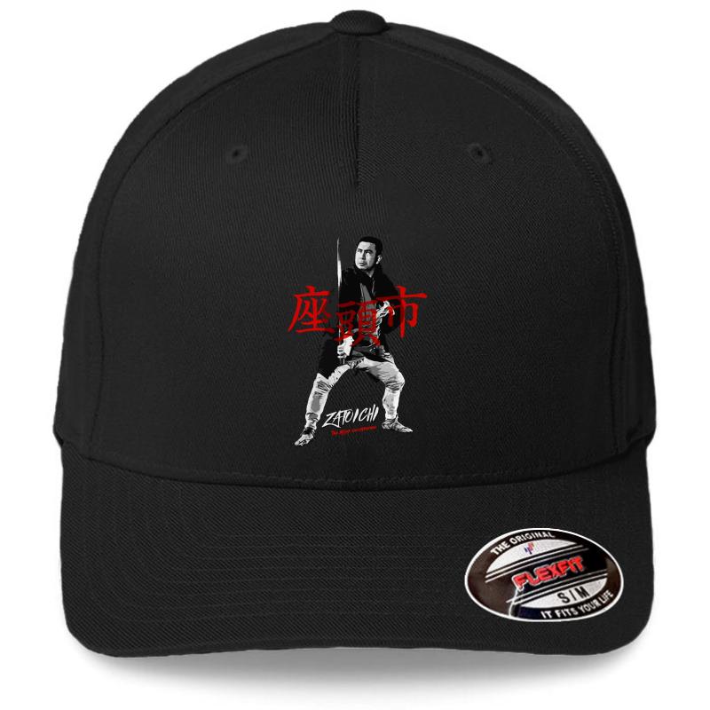 Zatoichi - The Blind Swordsman Flexfit Baseball Cap  Black