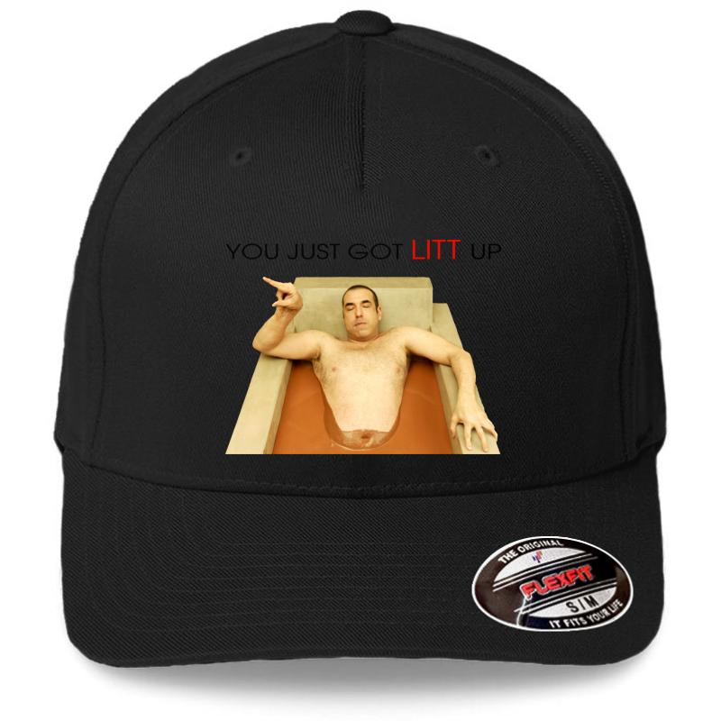 You Just Got Litt Up : Louis Litt : Suits Quote Flexfit Baseball Cap  Black