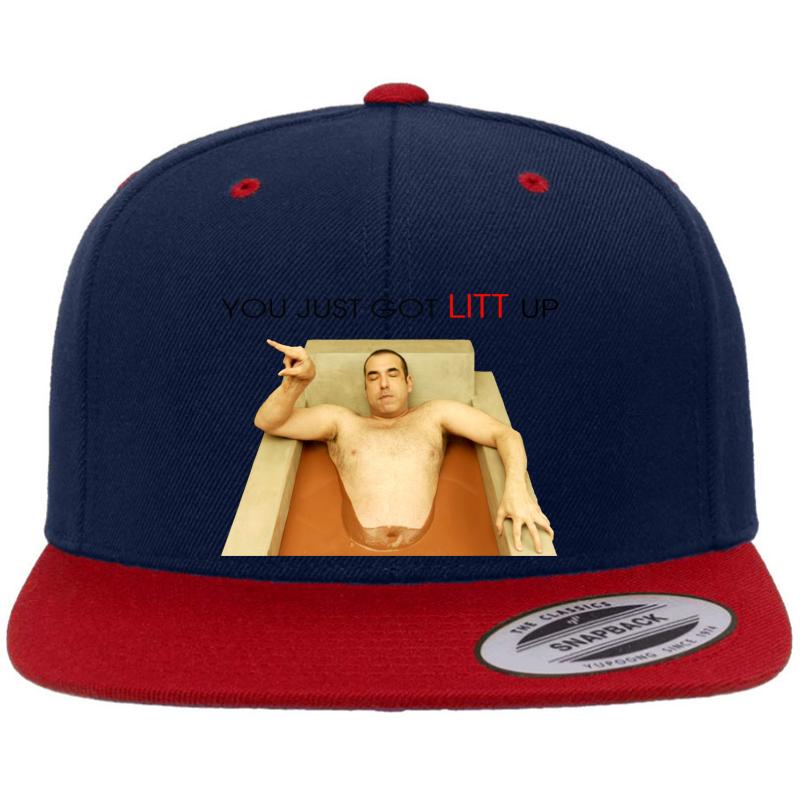 You Just Got Litt Up : Louis Litt : Suits Quote Premium Flat Bill Snapback Cap  Navy