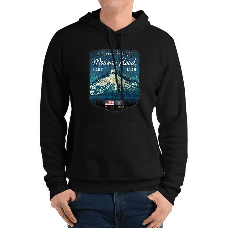 Mount Hood - Vintage Emblem Unisex T-shirts