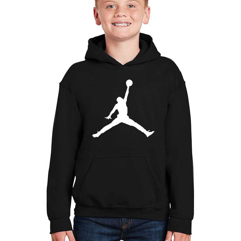 Jordan logo White Essential Unisex Hooded Sweatshirts