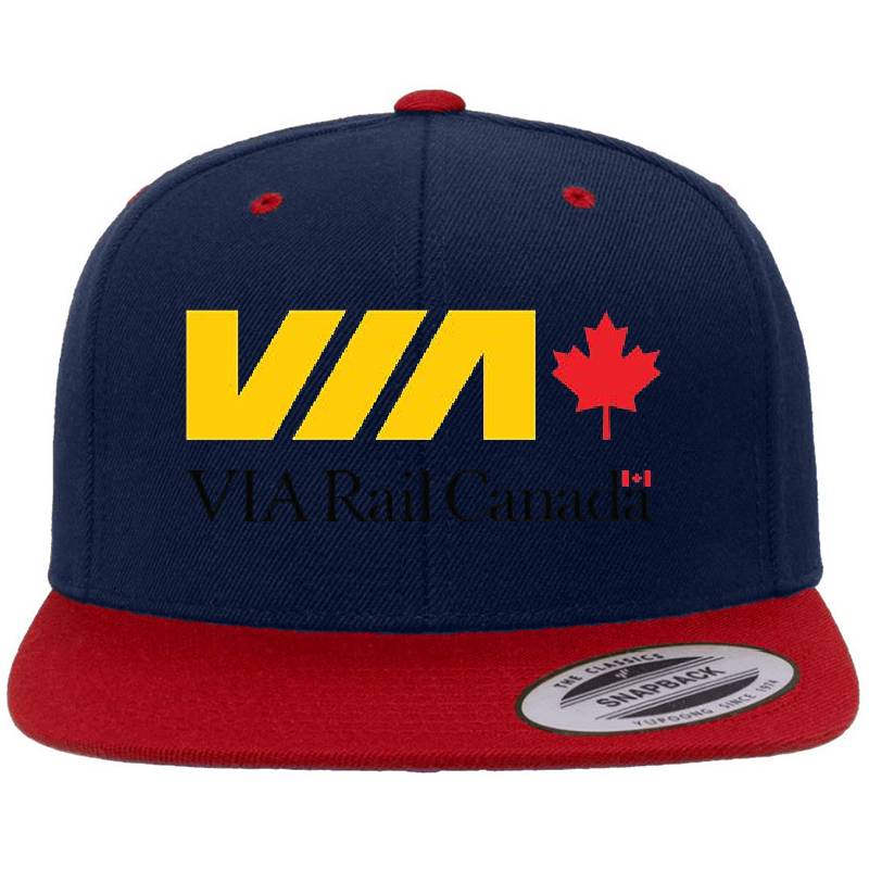 VIA Train Logo Richardson Premium Trucker Snapback Caps