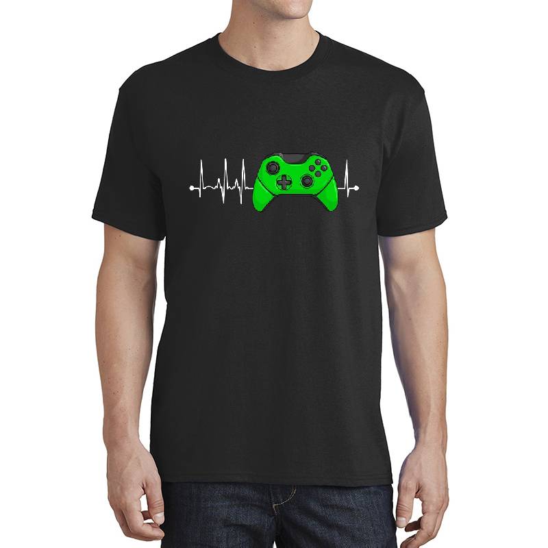 Gamer Heartbeat Video Game Player Pulse Boys Video Game Gear Youth T-Shirts