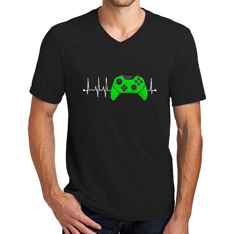 Gamer Heartbeat Video Game Player Pulse Boys Video Game Gear Youth T-Shirts