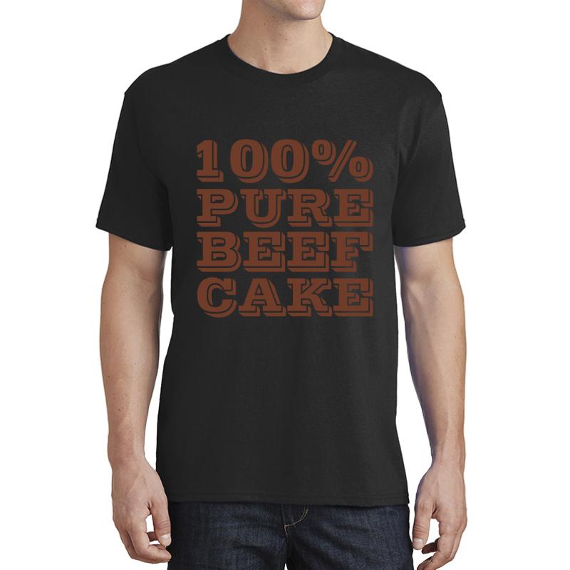 100% Pure Beefcake Unisex T-Shirt Men Black