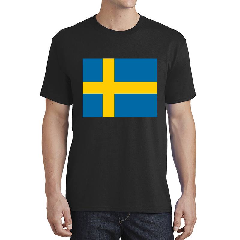 Swedish Flag Premium Flat Bill Snapback Caps