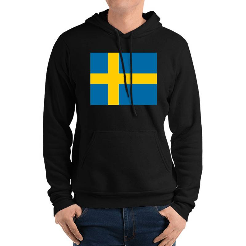 Swedish Flag Premium Flat Bill Snapback Caps