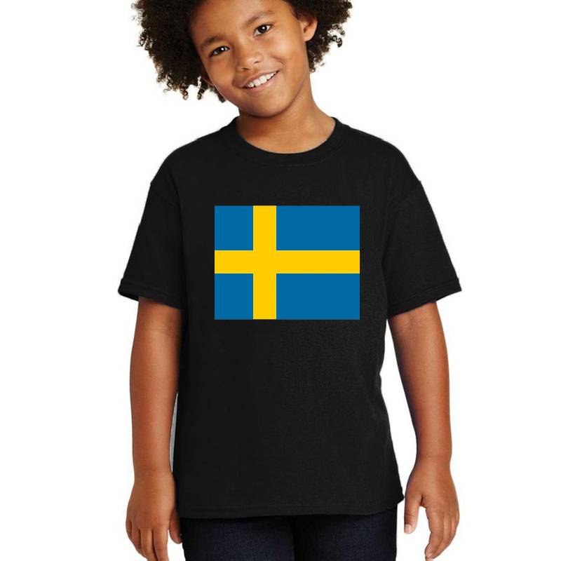 Swedish Flag Premium Flat Bill Snapback Caps