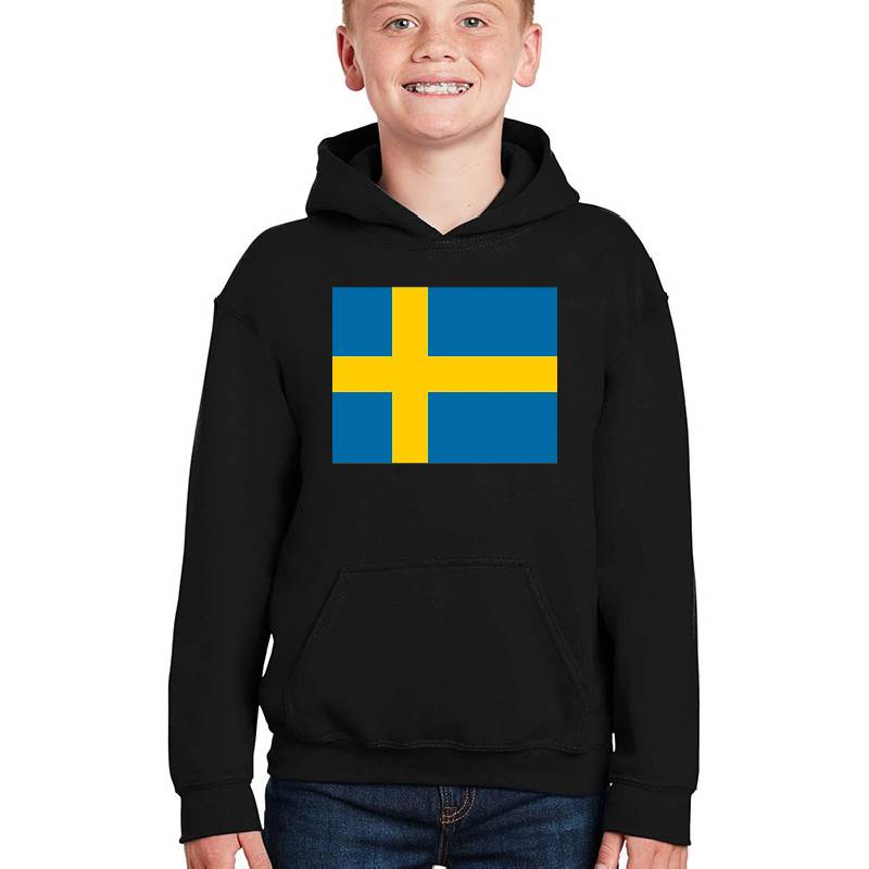 Swedish Flag Premium Flat Bill Snapback Caps