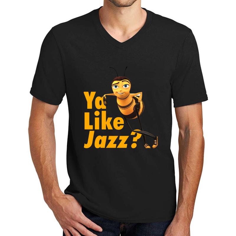 Ya Like Jazz? Unisex V-Neck T-Shirt Men Black